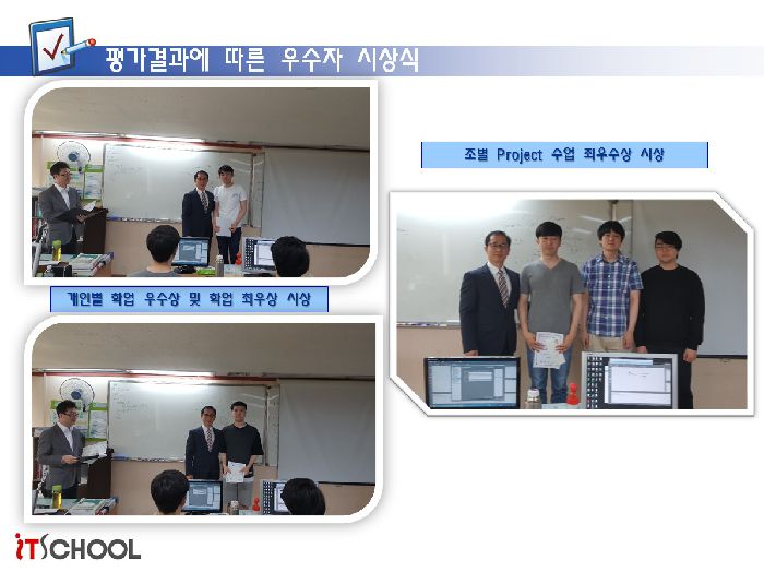 평가결과에 따른 시상식